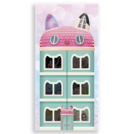 Capa Faixa Lateral Sublimado - Casa Mágica da Gabby