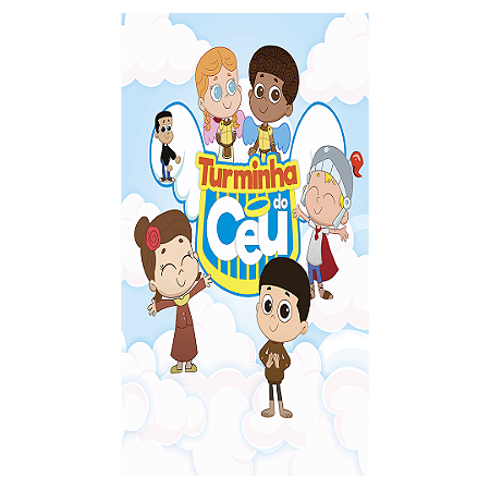 Capa Faixa Lateral Sublimado - Turminha do Céu