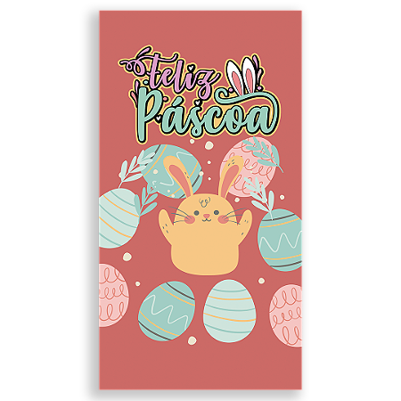 Capa Faixa Lateral Sublimado - Páscoa