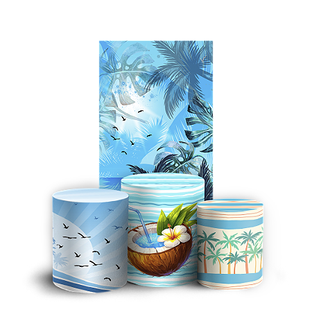 Capas Faixa Lateral e Trio Cilindro Sublimado Vest Facil - Tardezinha