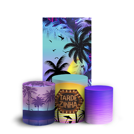 Capas Faixa Lateral e Trio Cilindro Sublimado Vest Facil - Tardezinha