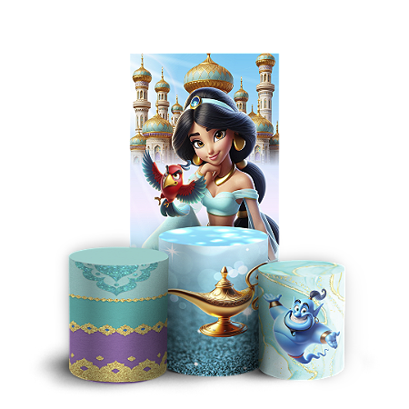 Capas Faixa Lateral e Trio Cilindro Sublimado Vest Facil - Jasmine