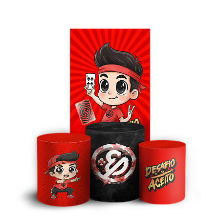 Capas Faixa Lateral e Trio Cilindro Sublimado Vest Facil - Enaldinho