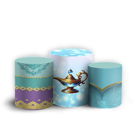 Capas Trio Cilindro Sublimado Vest Facil - Jasmine