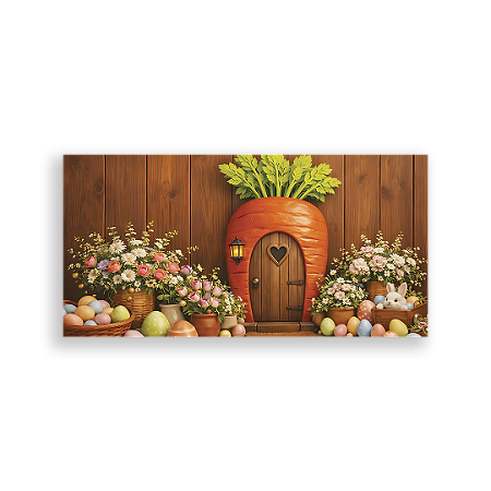 Capa Painel Retangular Sublimado - Páscoa