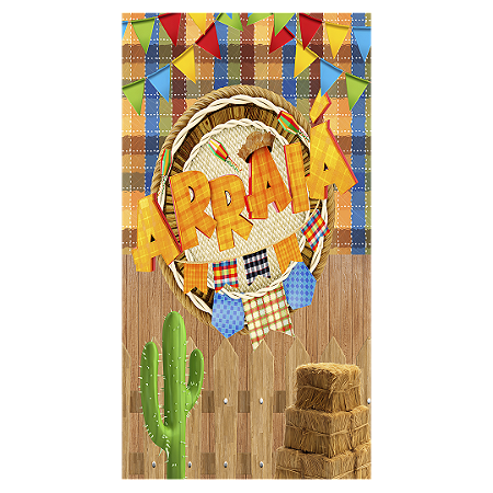 Capa Faixa Lateral Sublimado - Festa Junina