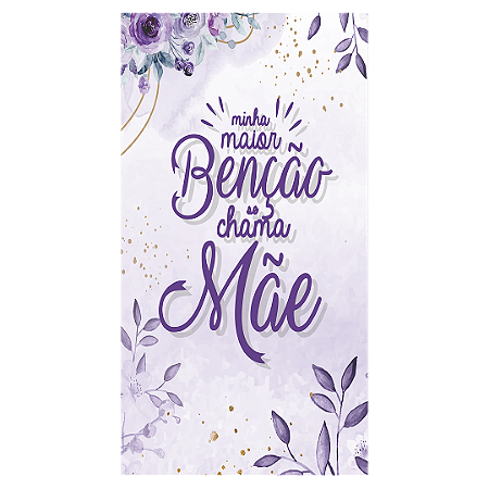 Capa Faixa Lateral Sublimado - Dias das Mães