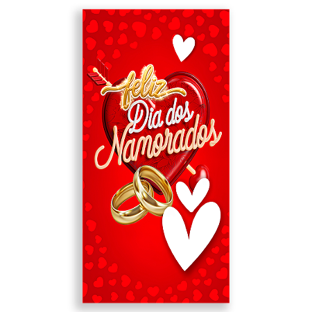 Capa Faixa Lateral Sublimado - Dia Dos Namorados