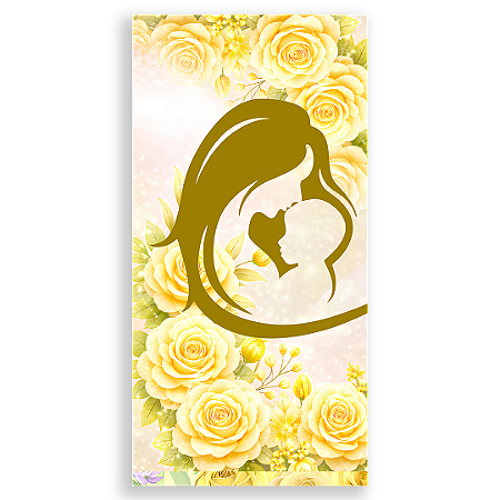 Capa Faixa Lateral Sublimado - Dia Das Mães