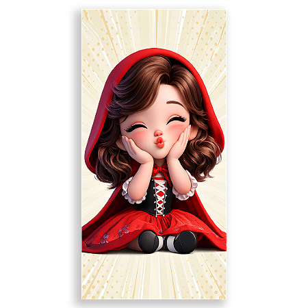 Capa Faixa Lateral Sublimado - Chapeuzinho Vermelho