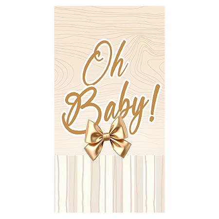 Capa Faixa Lateral Sublimado - Ursinha Marrom