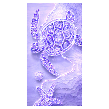 Capa Faixa Lateral Sublimado - Fundo do Mar Conchas