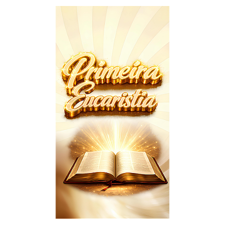 Capa Faixa Lateral Sublimado - Eucaristia