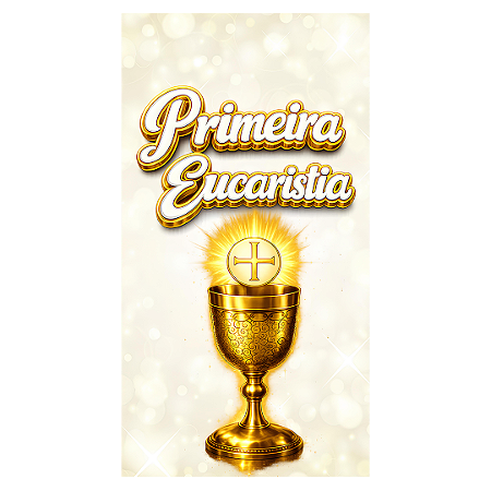 Capa Faixa Lateral Sublimado - Eucaristia