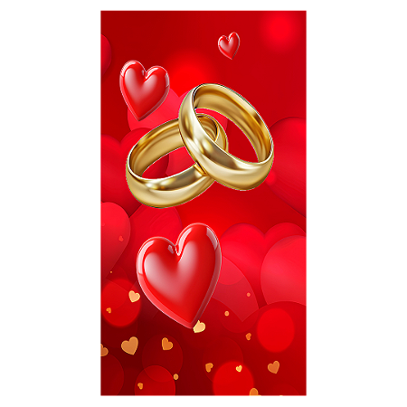 Capa Faixa Lateral Sublimado - Dia Dos Namorados