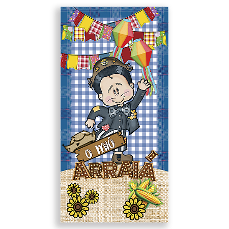 Capa Faixa Lateral Sublimado - Festa Junina