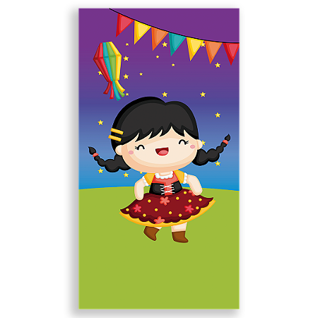 Capa Faixa Lateral Sublimado - Festa Junina