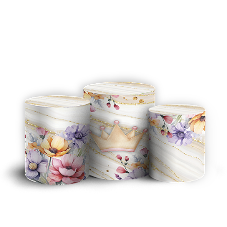 Capas Trio Cilindro Sublimado Vest Facil - Dias das Mães