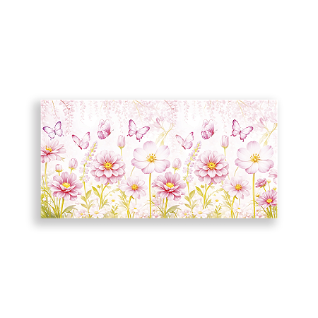 Capa Painel Retangular Sublimado - Jardim