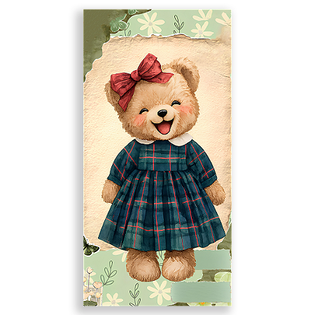 Capa Faixa Lateral Sublimado - Ursinhos