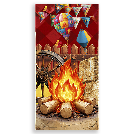 Capa Faixa Lateral Sublimado - Festa Junina