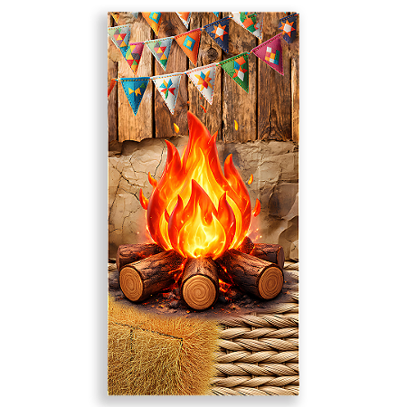 Capa Faixa Lateral Sublimado - Festa Junina