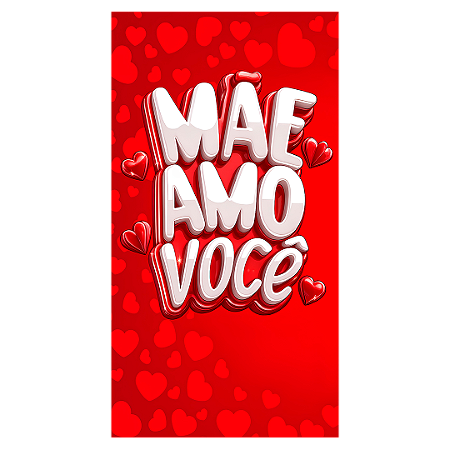 Capa Faixa Lateral Sublimado - Dia Das Mães