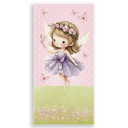 Capa Faixa Lateral Sublimado - Fadinha