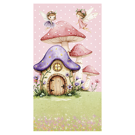 Capa Faixa Lateral Sublimado - Fadinha