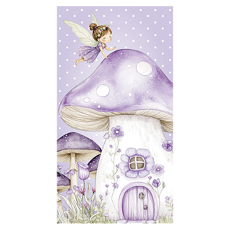 Capa Faixa Lateral Sublimado - Fadinha