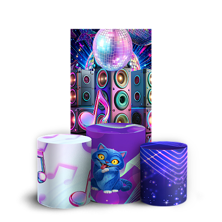 Capas Faixa Lateral e Trio Cilindro Sublimado Vest Facil - Guerreiras Do K-Pop