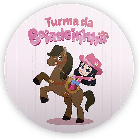Capa Painel Redondo Sublimado - Ana Castela Turma da Boiadeirinha