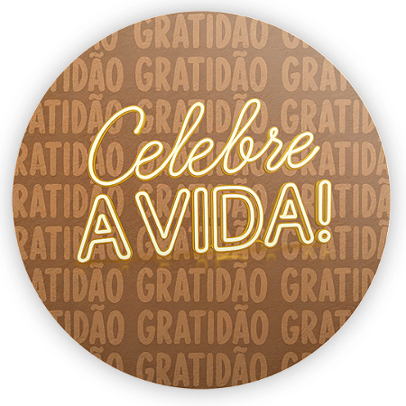 Capa Mini Painel Sublimado - Gratidão