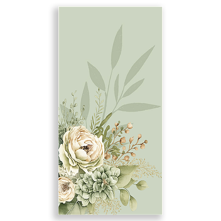 Capa Faixa Lateral Sublimado - Gratidão Floral