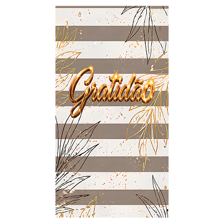 Capa Faixa Lateral Sublimado - Gratidão