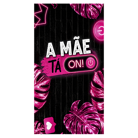Capa Faixa Lateral Sublimado - A Mãe Ta On