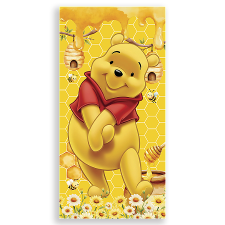 Capa Faixa Lateral Sublimado - Ursinho Pooh
