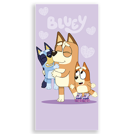 Capa Faixa Lateral Sublimado - Bluey
