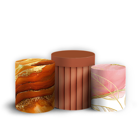 Capas Trio Cilindro Sublimado Vest Facil - Gratidão