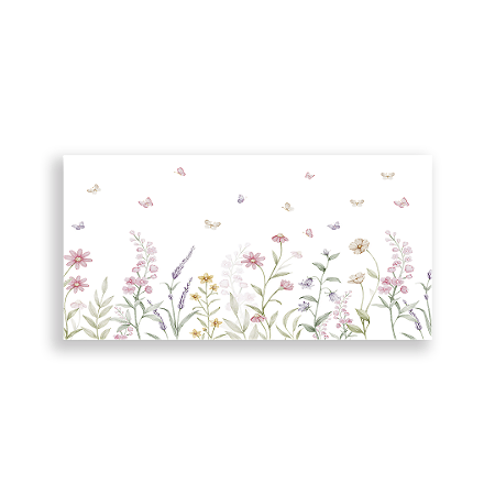Capa Painel Retangular Sublimado - Flores