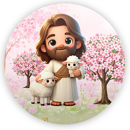 Capa Mini Painel Sublimado - Jesus Ele Vive