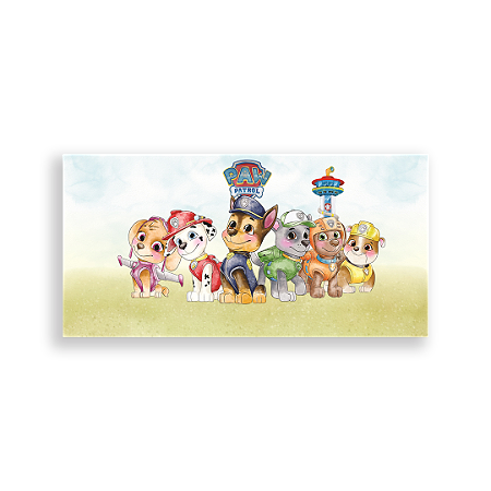 Capa Painel Retangular Sublimado - Patrulha Canina