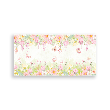 Capa Painel Retangular Sublimado - Jardim