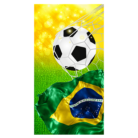 Capa Faixa Lateral Sublimado - Brasil Copa do Mundo