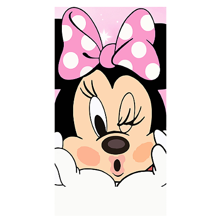 Capa Faixa Lateral Sublimado - Minnie