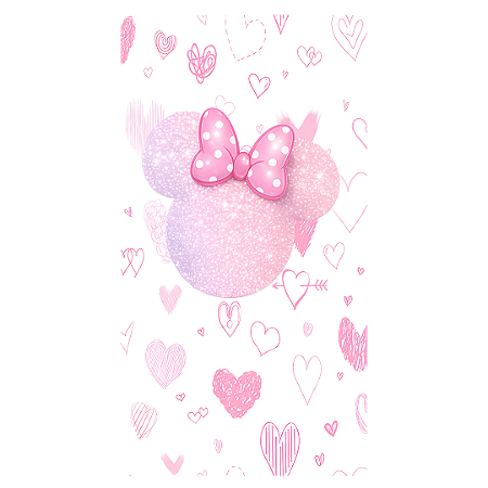 Capa Faixa Lateral Sublimado - Minnie