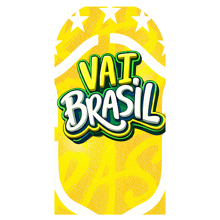 Capa Faixa Lateral Sublimado - Copa do Mundo Brasil