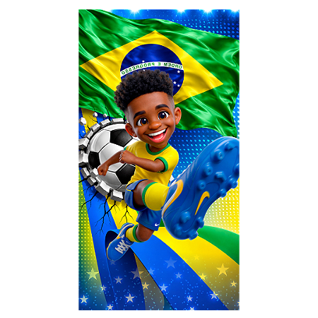 Capa Faixa Lateral Sublimado - Copa do Mundo Brasil