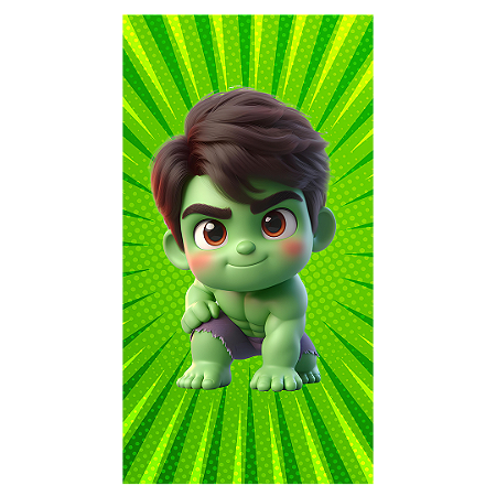 Capa Faixa Lateral Sublimado - Herois Hulk