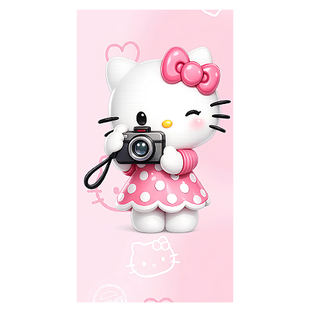 Capa Faixa Lateral Sublimado - Hello Kitty